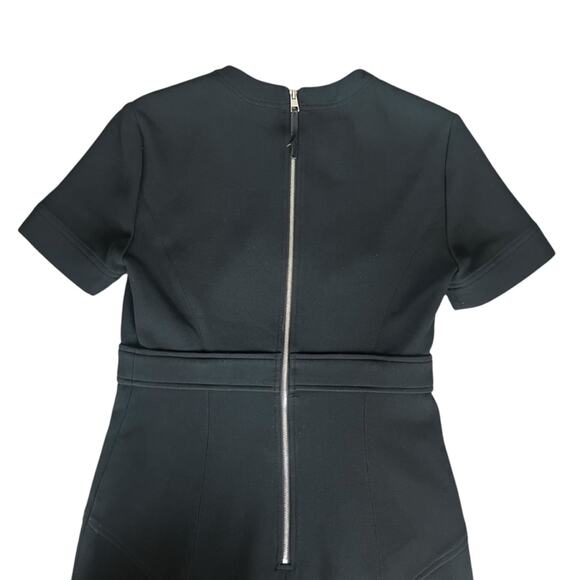 A.L.C. Women’s Elaine Black Empire Waist Cap Sleeve Black Mini Shift Dress Sz 2 - Picture 8 of 12